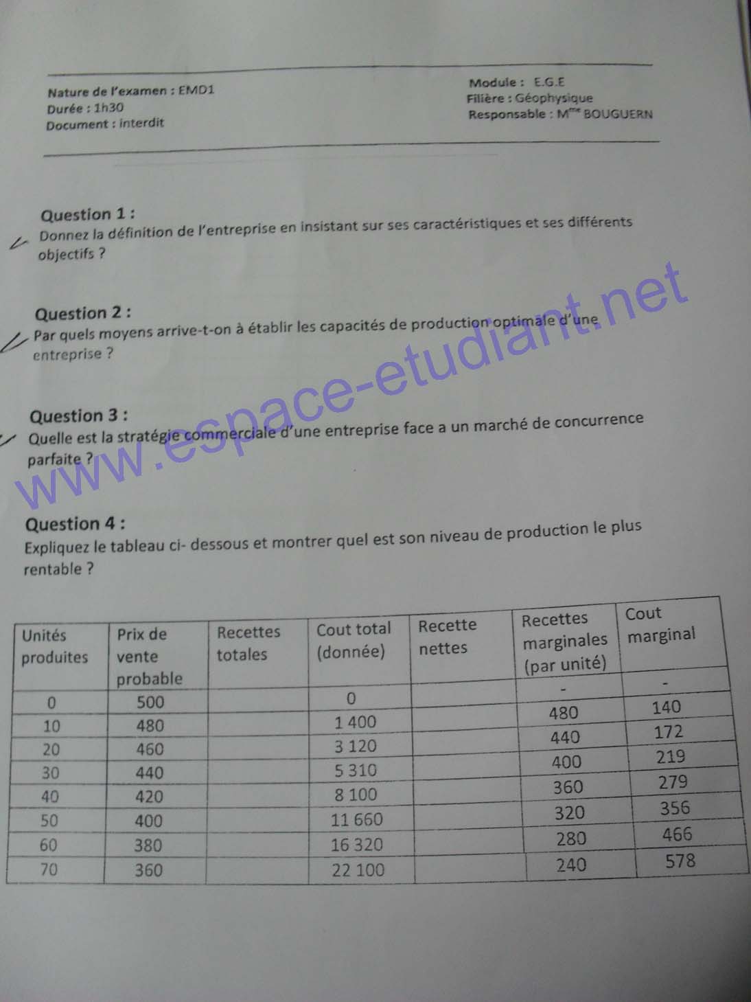 www.espace-etudiant.net - EMD 1 d'economie et gestion des entreprises (1) - INH Boumerdes.JPG