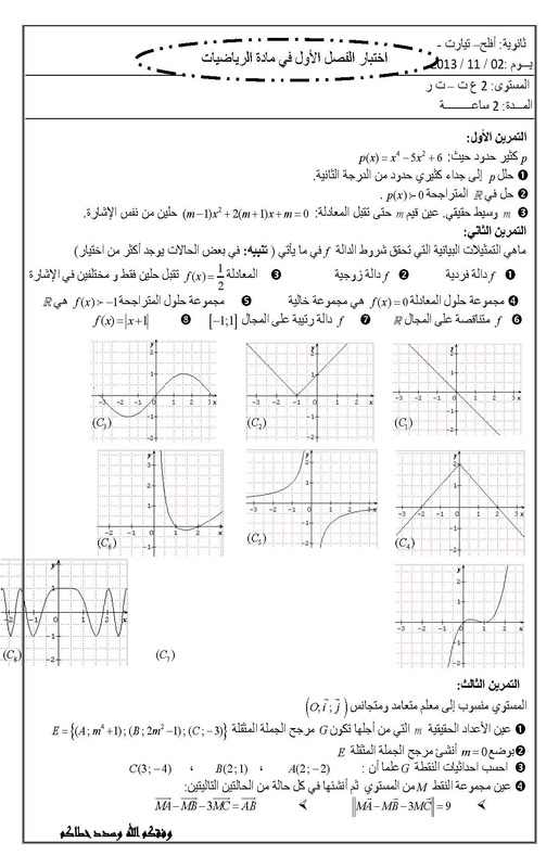 www.espace-etudiant.net - اختبار الثلاثي الأول في الرياضيات السنة الثانية ثانوي شعبة رياضيات - الموضوع (3).jpg